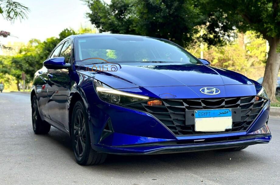 Elantra Cn Hyundai Cairo Blue Car For Sale Hatla Ee