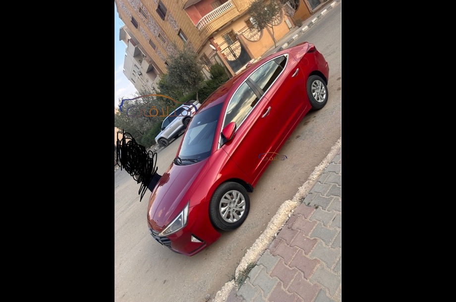 Elantra AD Hyundai 2020 Al Shorouk Dark Red 6304382 Car For Sale