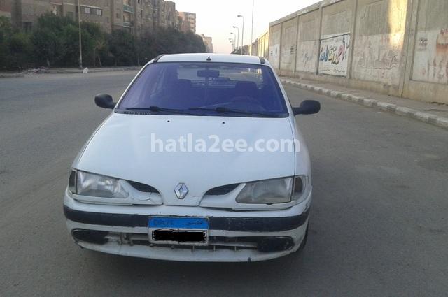Megane Renault 1999 Helwan White Car For Sale Hatla2ee