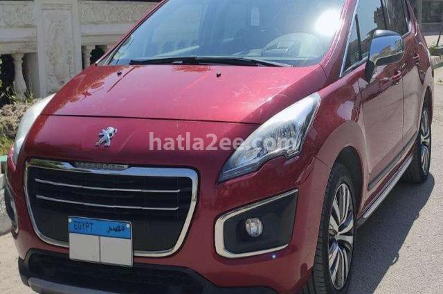 3008 Peugeot 16 Cairo Dark Red Car For Sale Hatla2ee