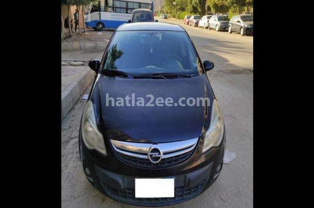 Corsa Opel 12 Cairo Black Car For Sale Hatla2ee