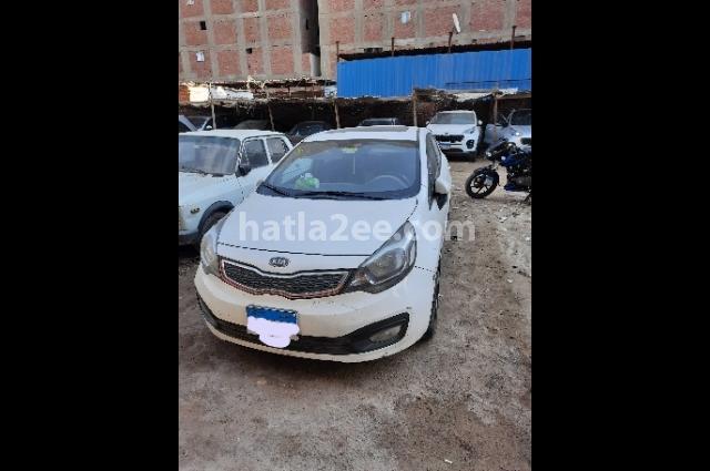 Rio Kia 13 El Haram White Car For Sale Hatla2ee