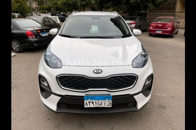 Sportage Kia 2022 Heliopolis White 4849331 - Car For Sale : Hatla2ee