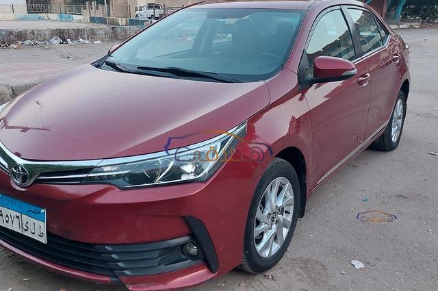 Corolla Toyota 2017 Ismailia Dark Red 5150699 Car For Sale Hatla2ee