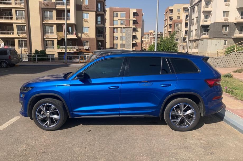 Kodiaq Skoda 2022 Cairo Blue 5758980 - Car for sale : Hatla2ee