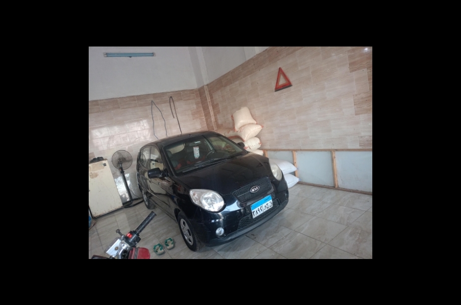 Picanto Kia 2008 Mansoura Black 6155646 Car for sale Hatla2ee