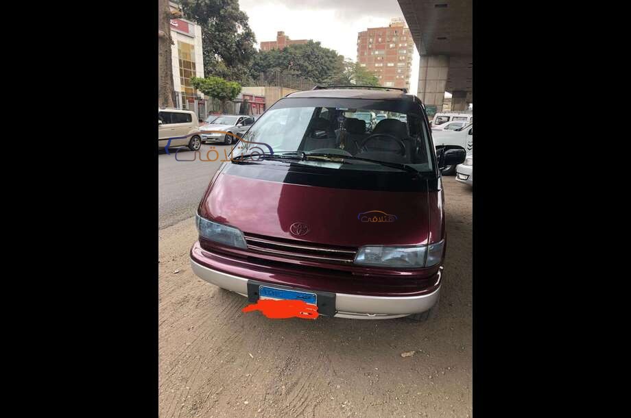 Previa Toyota 1992 Shobra Dark red 6315086 - Car for sale : Hatla2ee