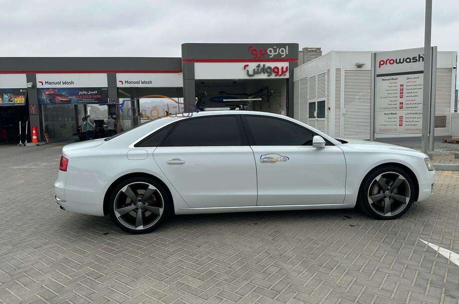 A8 Audi 2013 Fujairah White 6317285 Car for sale Hatla2ee