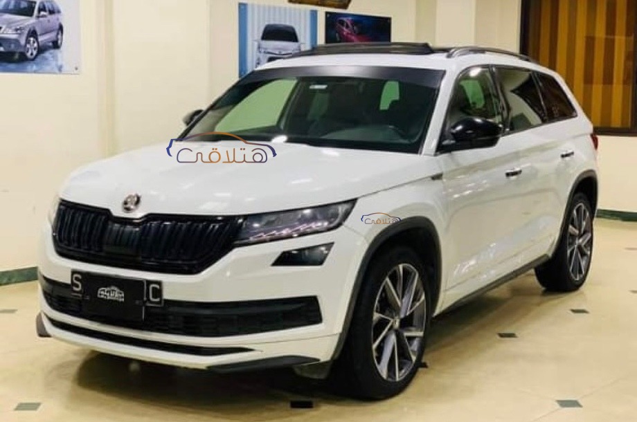 Kodiaq Skoda 2020 6 October White 6427197 - Car for sale : Hatla2ee