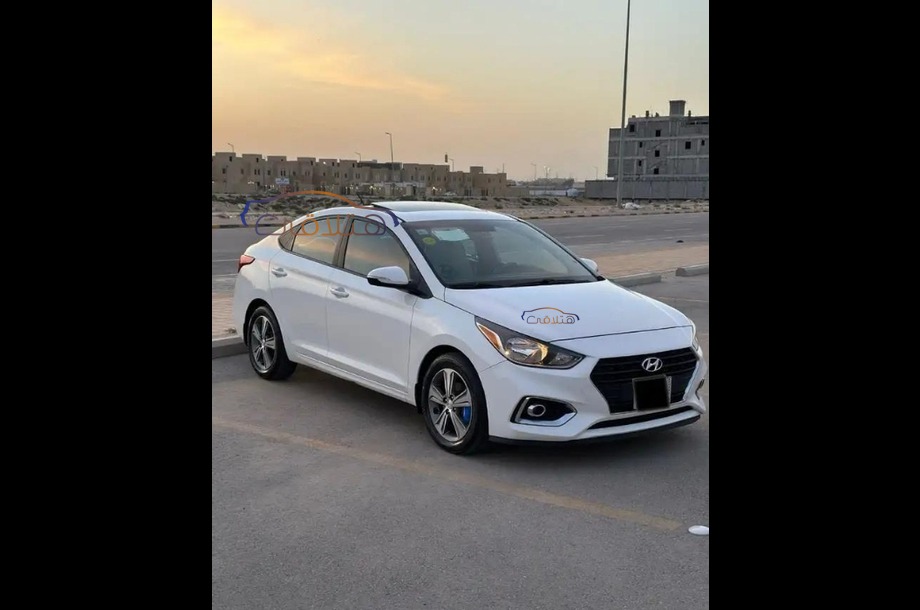 Accent Hyundai 2020 Jeddah White 6506521 - Car for sale : Hatla2ee