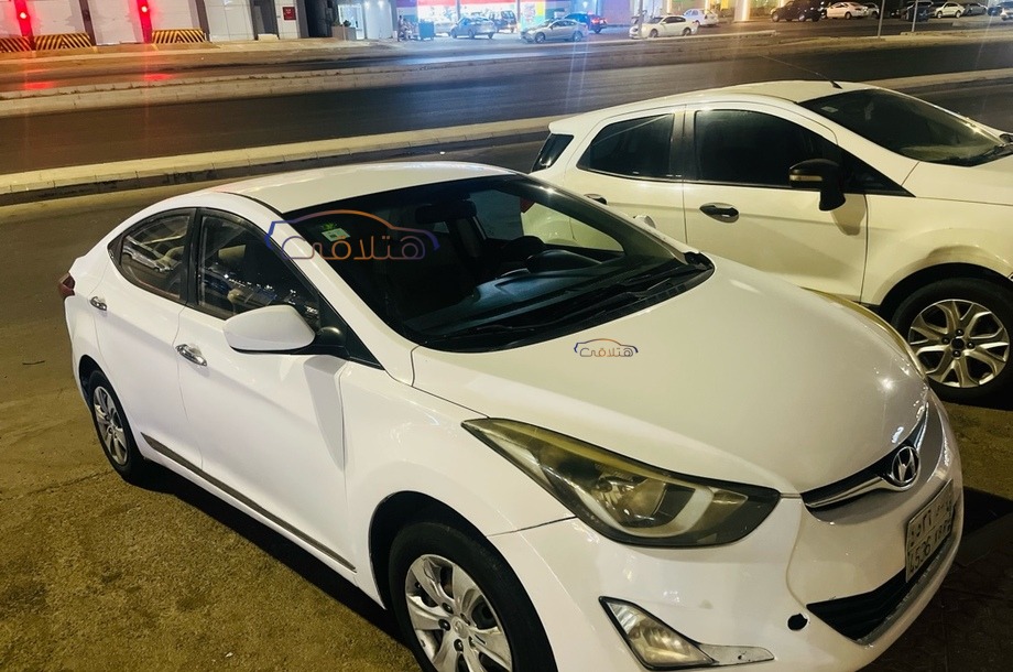 Elantra Hyundai Jeddah White 6510627 - Car for sale : Hatla2ee