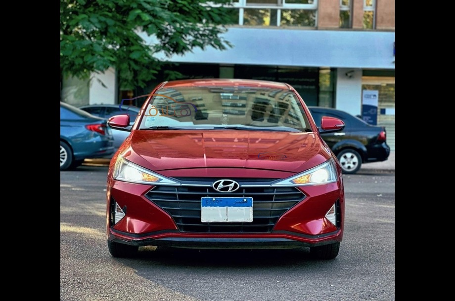 Elantra AD Hyundai 2019 Heliopolis Red 6522053 - Car for sale : Hatla2ee
