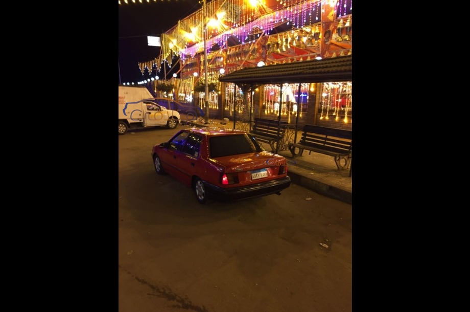 Excel Hyundai 1994 Mansoura Red 6693743 Car for sale Hatla2ee