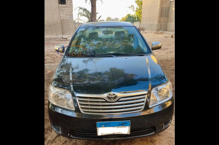 Corolla Toyota 2006 Shibin el Kom Black 6710021 Car for sale Hatla2ee