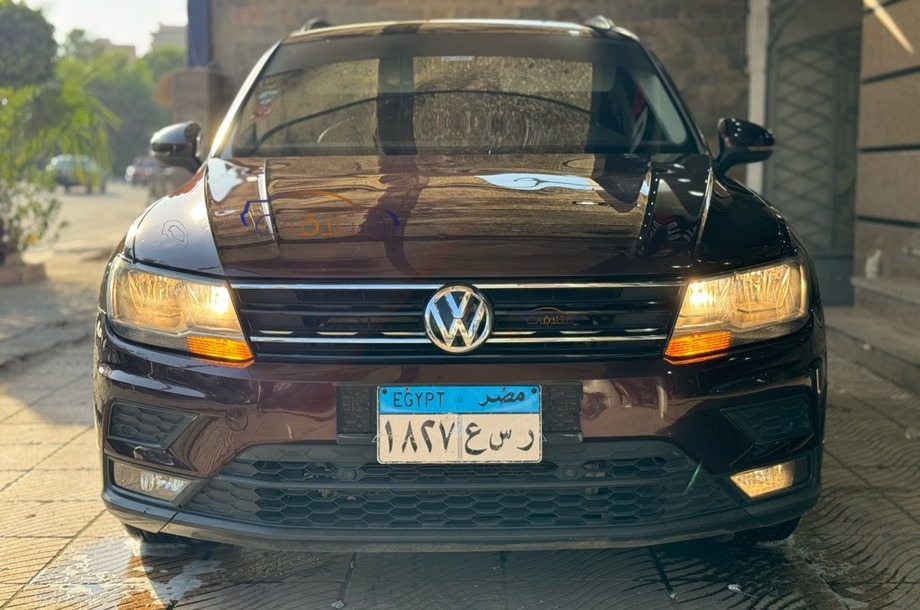 Tiguan Volkswagen 2018 Zagazig Eggplant 6715241 Car for sale Hatla2ee