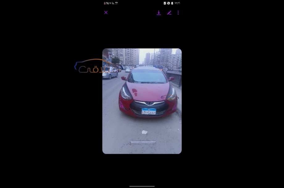 Elantra MD Hyundai 2015 Alexandria Red 6743749 Car for sale Hatla2ee