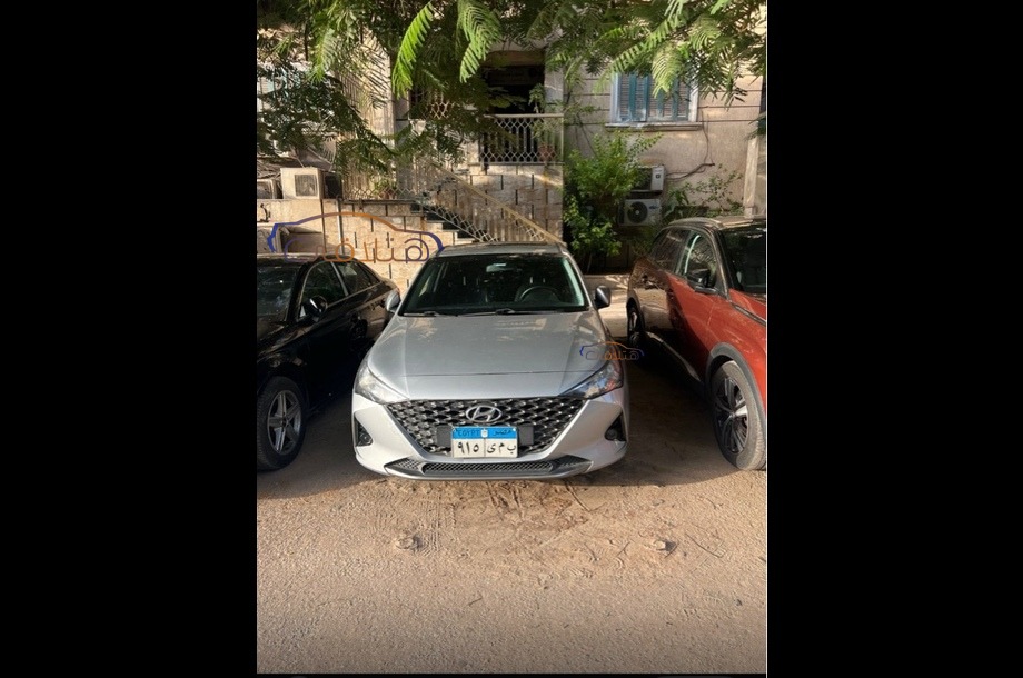 Accent HCI Hyundai 2022 Heliopolis Silver 6758663 Car for sale Hatla2ee
