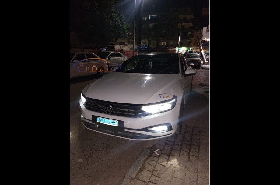 Passat Volkswagen 2021 El Haram White 6772315 Car for sale Hatla2ee