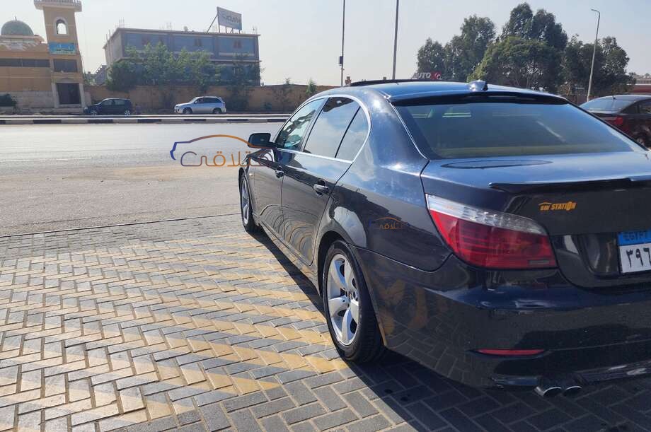 525 BMW 2008 Maadi Black 6839357 - Car for sale : Hatla2ee