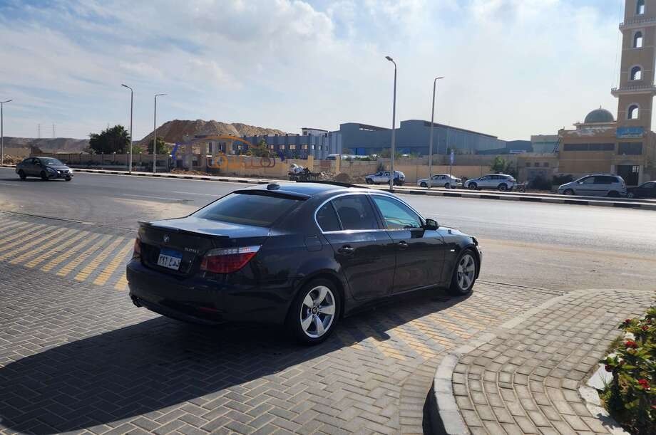 525 BMW 2008 Maadi Black 6839357 - Car for sale : Hatla2ee