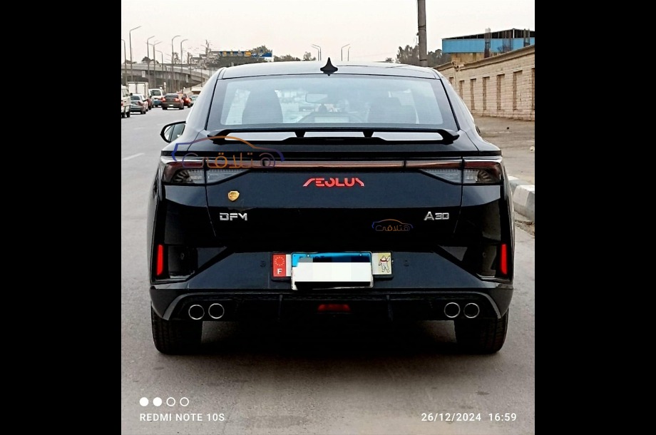 Aeolus A30 Dongfeng 2022 Cairo Black 6870288 - Car for sale : Hatla2ee