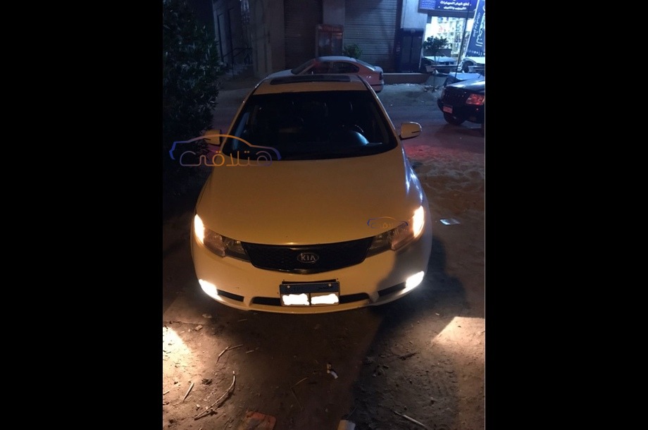 Forte Kia 2010 Bilbeis White 6876816 Car for sale Hatla2ee