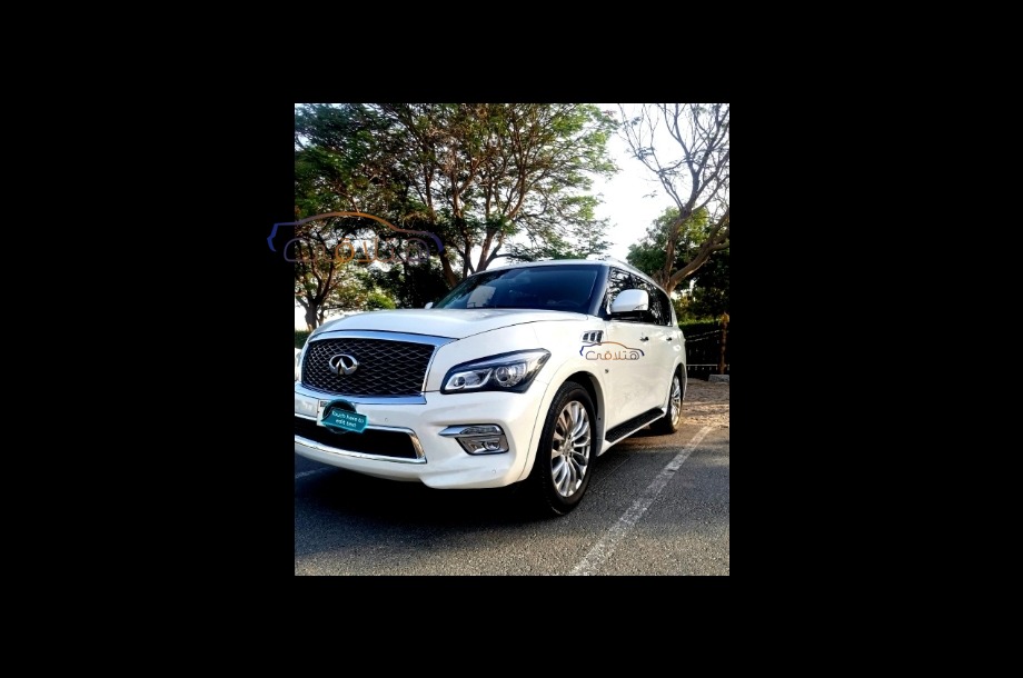 QX80 Infiniti أبيض