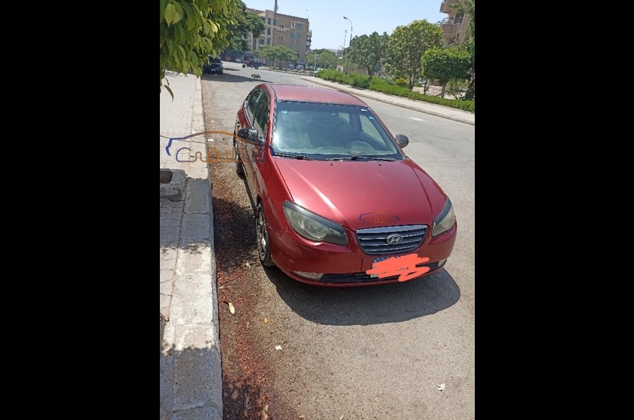 Elantra Hyundai Red
