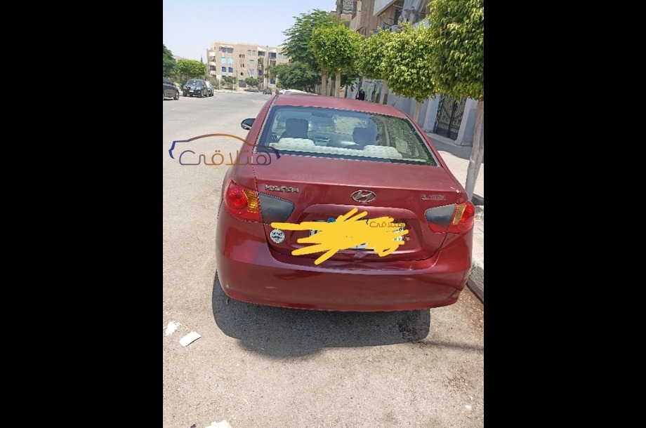 Elantra Hyundai Red