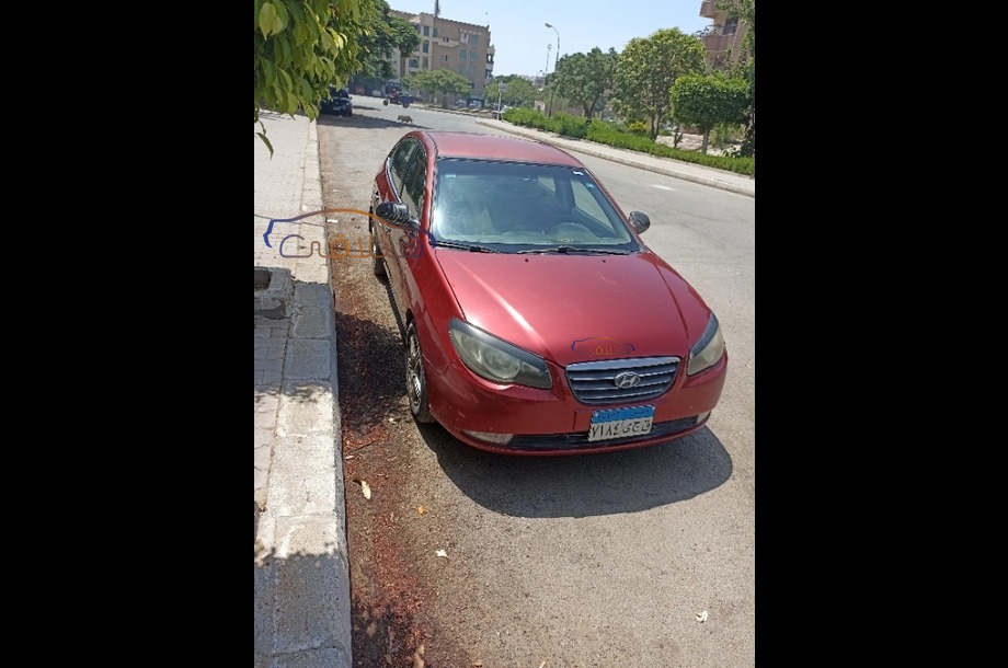 Elantra Hyundai Red