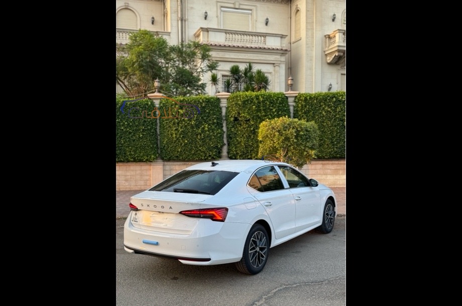 Octavia A8 Skoda أبيض
