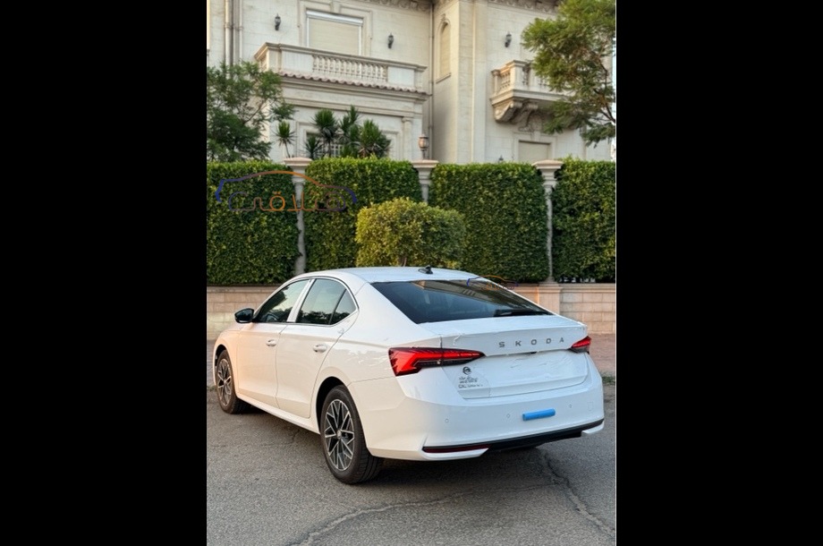 Octavia A8 Skoda أبيض