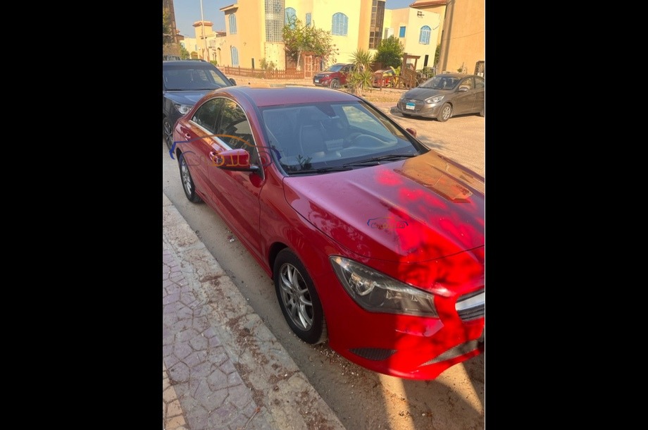 CLA 180 Mercedes 2015 Dokki Red 7030134 - Car for sale : Hatla2ee