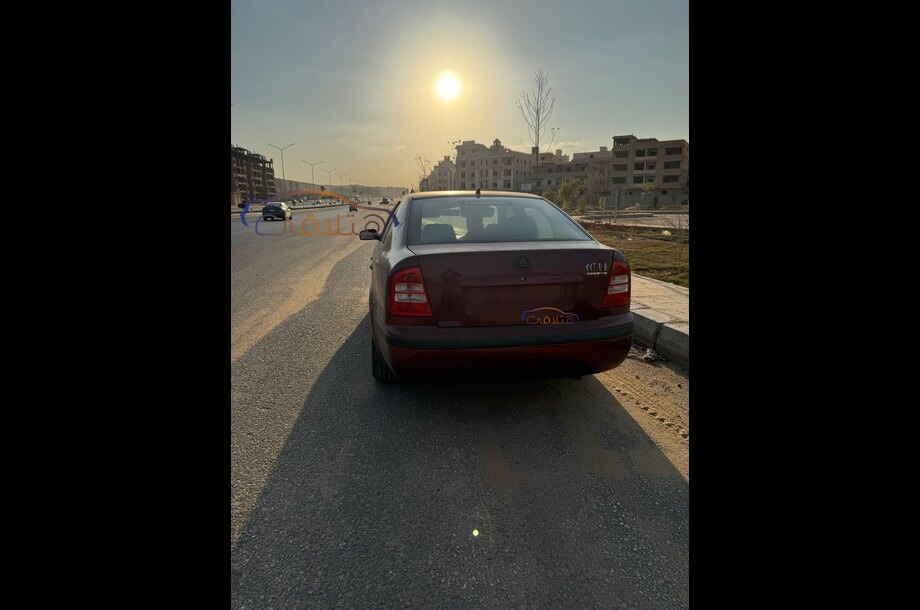 Octavia A4 Skoda Dark red