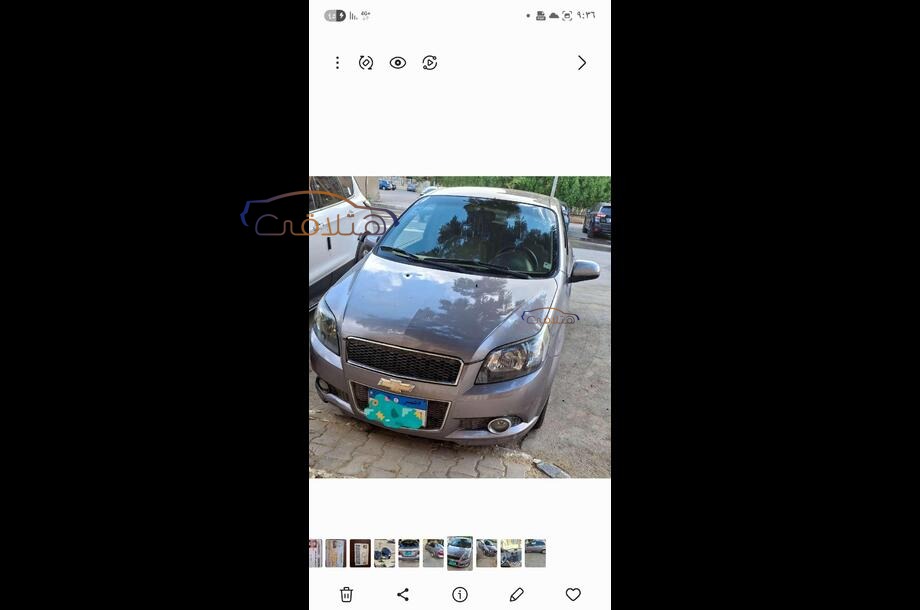 Aveo Chevrolet فضي