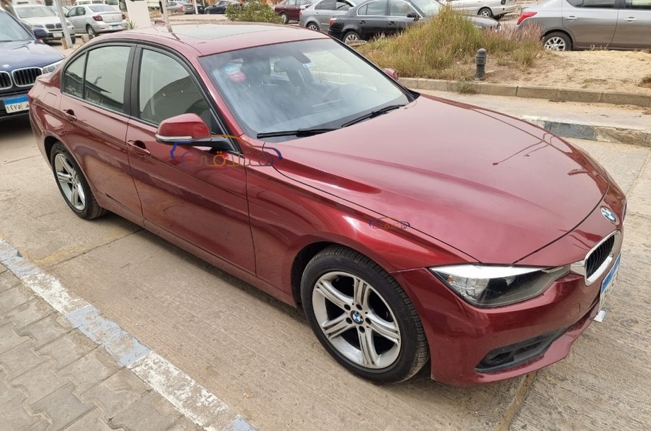320 BMW Dark red