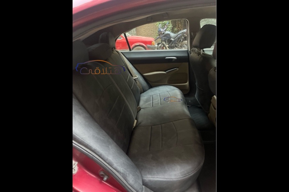 Civic Honda Dark red