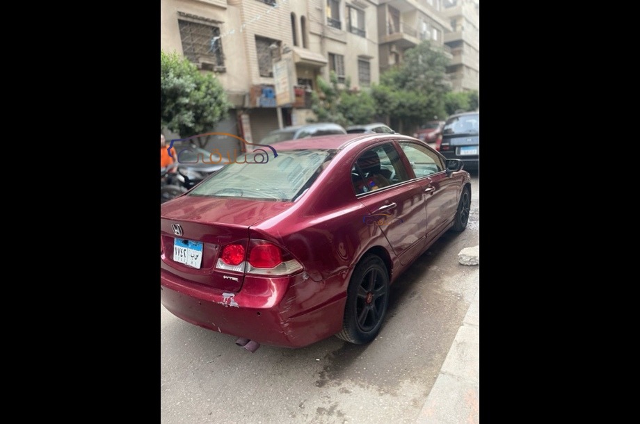 Civic Honda Dark red