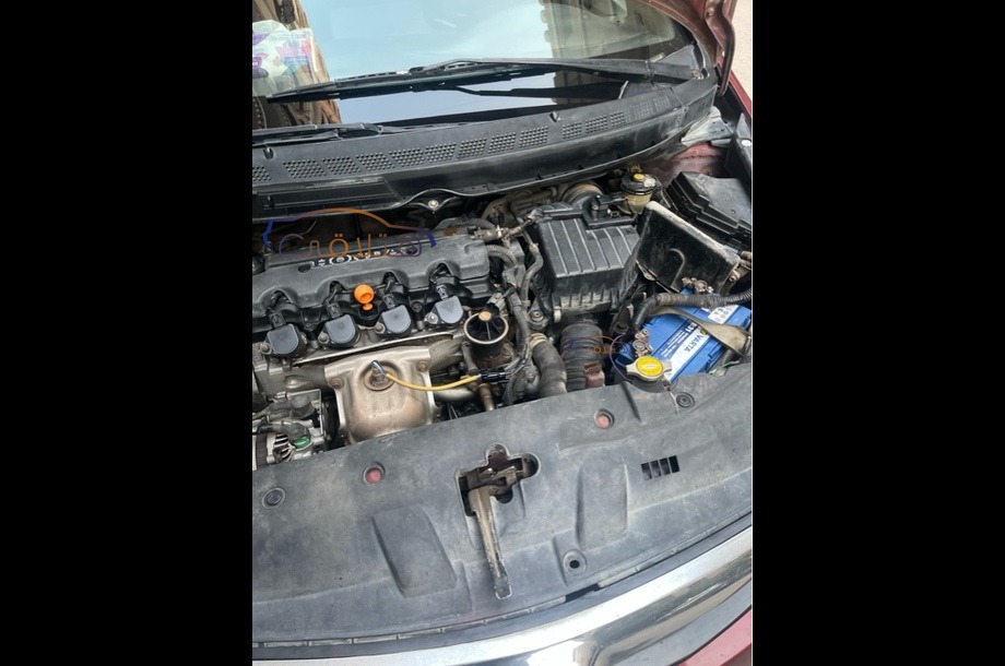 Civic Honda Dark red