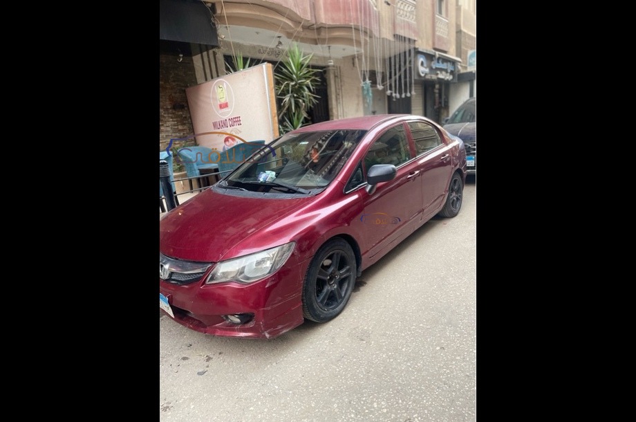 Civic Honda Dark red