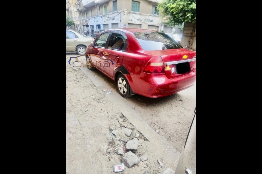 Aveo Chevrolet Dark red