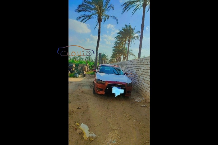 Lancer EX Shark Mitsubishi احمر