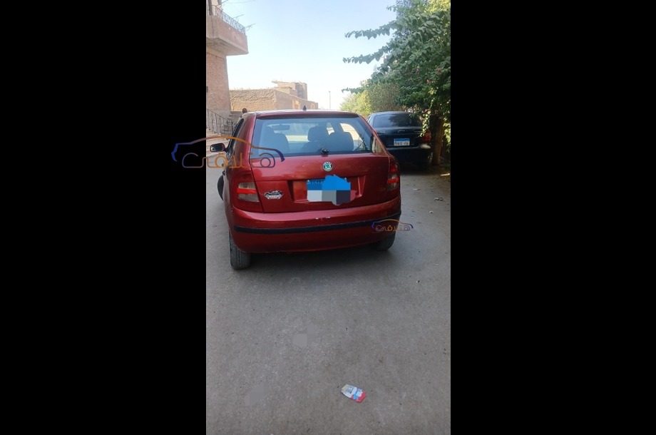 Fabia Skoda Red