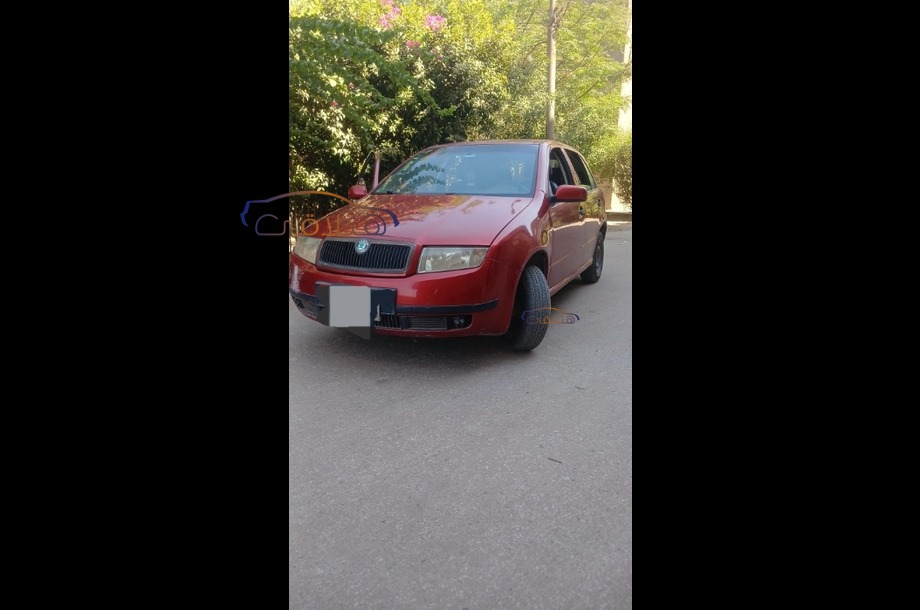 Fabia Skoda Red