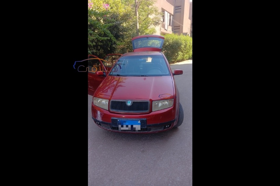 Fabia Skoda Red