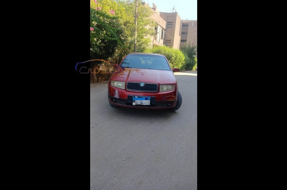 Fabia Skoda Red