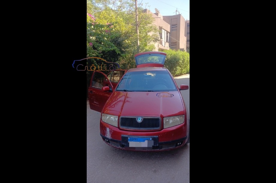 Fabia Skoda Red