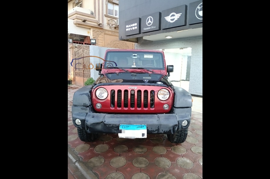 Wrangler Jeep احمر غامق