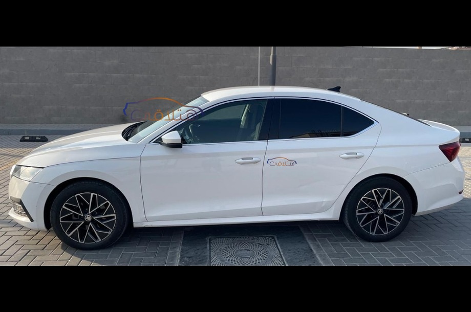 Octavia A8 Skoda أبيض
