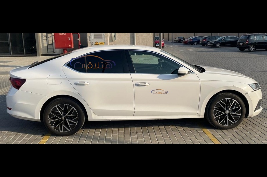 Octavia A8 Skoda أبيض